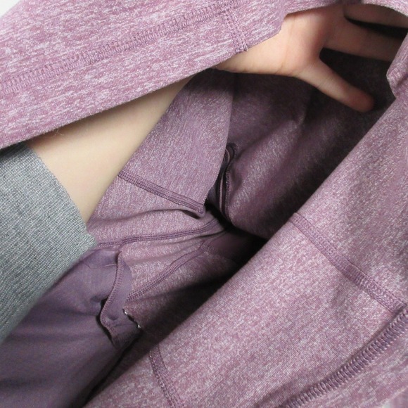 Lululemon Full Tilt 1/2 Zip Pullover Long Sleeve Top Women 8 Purple 358 - Picture 14 of 15